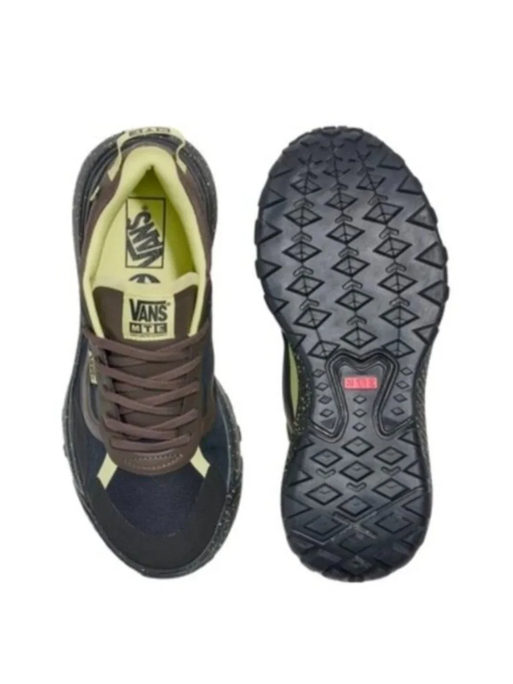 Vans MTE Crosspath Men Size 10.5 Black Broen And Green Hike 072026 - Picture 2 of 8
